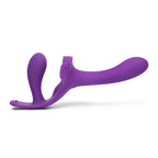 Together Lock-In Vibrating Strap-On Dildo