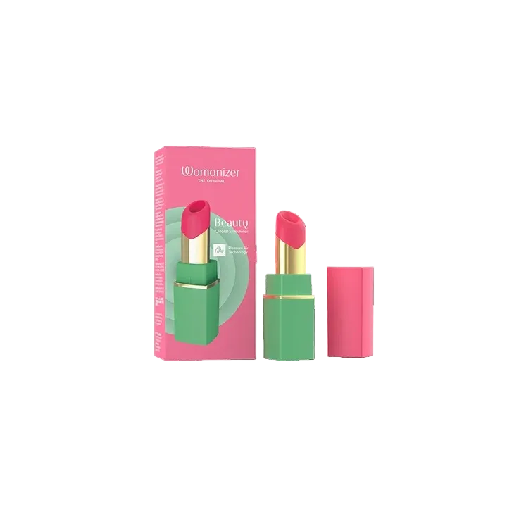 Womanizer Beauty Air-Pulse Clitoral Stimulator – Green & Pink