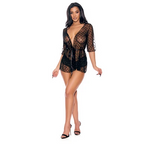 SHEER POLKA DOT PEIGNOIR
