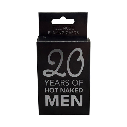 20 Years of Hot Naked Men Playing Cards