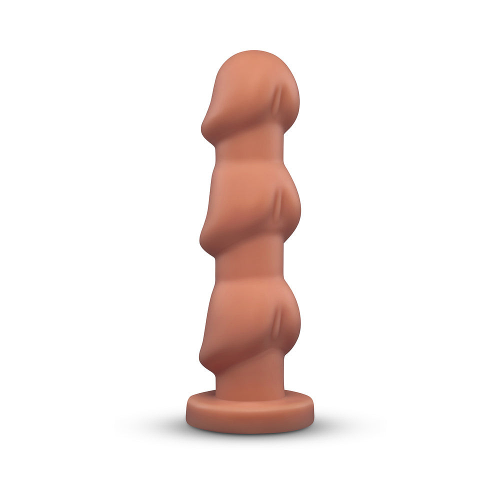 b-Vibe Headz Multi-bulb Dildo With Flared Base- 10.5"