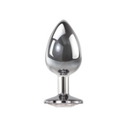 Adam & Eve Clear Gem Anal Plug Large