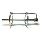 Stainless Steel Hollow Double Ring Urethral Probe