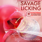 Lusty Licker Kissing & Licking Tongue Vibrator