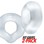 FIT GRIPS 2-pack ergo-fit cockrings CLEAR/CLEAR