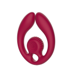 SVibe Snail GIZI Duo Couples Stimulator, burgundy