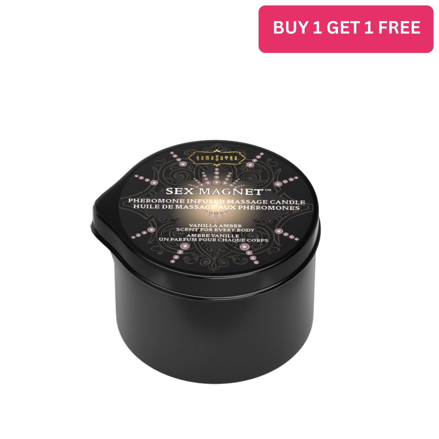 Sex Magnet Pheromone - Vanilla Amber Massage Candle 2 oz/59 g