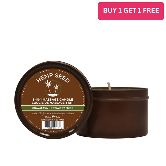 3-in-1 Massage Candle Guavalava 6 oz / 170 g
