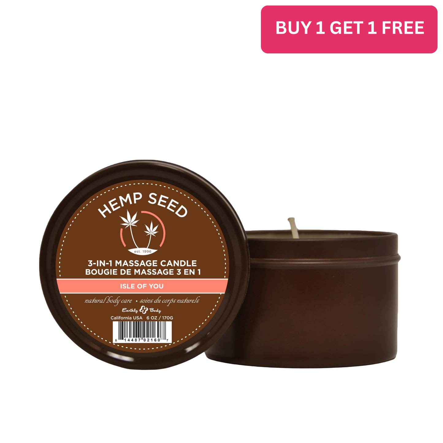 3-in-1 Massage Candle Isle of You 6 oz / 170 g
