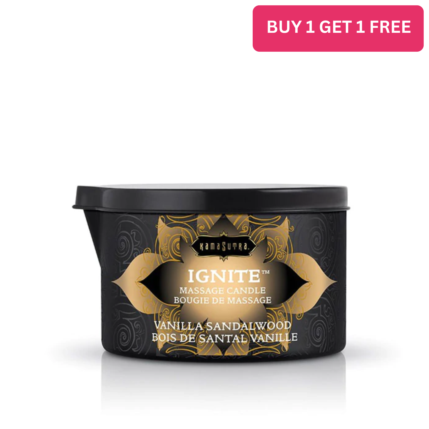 Ignite Massage Oil Candle Vanilla Sandalwood