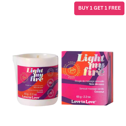 LIGHT MY FIRE - MASSAGE CANDLE - COCONUT 65G / 2.2OZ.