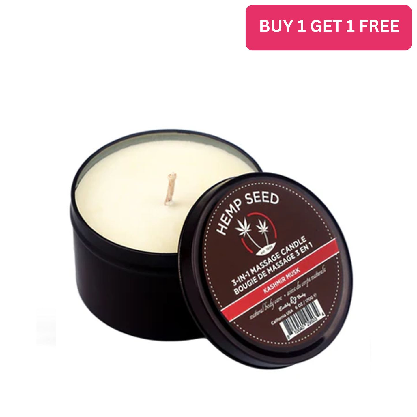 3-in-1 Massage Candle Kashmir Musk 6 oz / 170 g