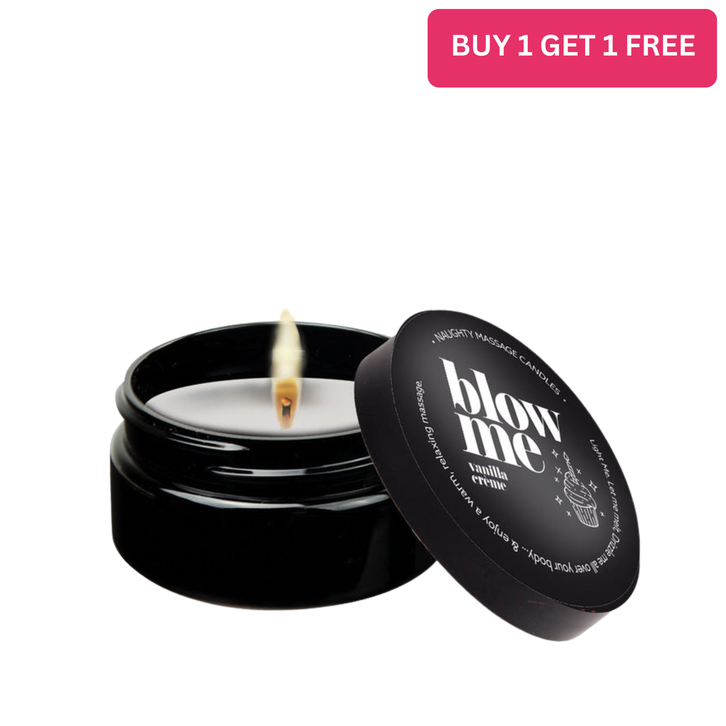 Blow Me - Naughty Mini Massage Candle