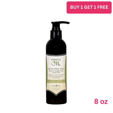 Miracle Oil Tea Tree Shave Cream 8 fl oz / 237 ml