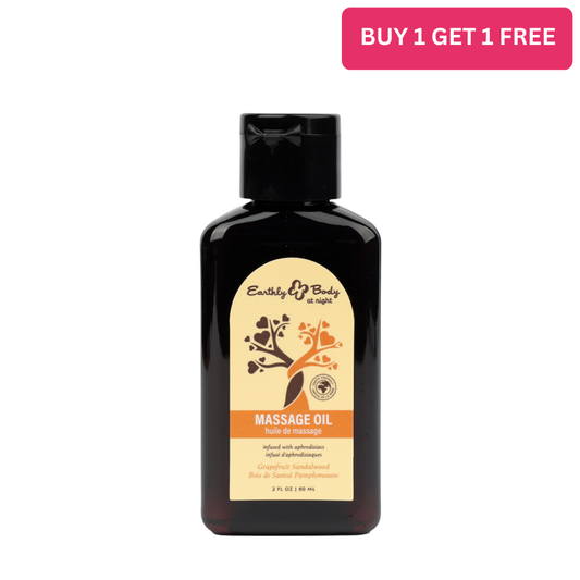 Hemp Seed at Night Massage Oil Aphrodisiac Collection Grapefruit Sandalwood 2oz / 60ml