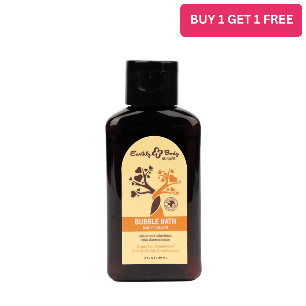 Hemp Seed at Night Bubble Bath Aphrodisiac Collection Grapefruit Sandalwood 2oz / 60ml