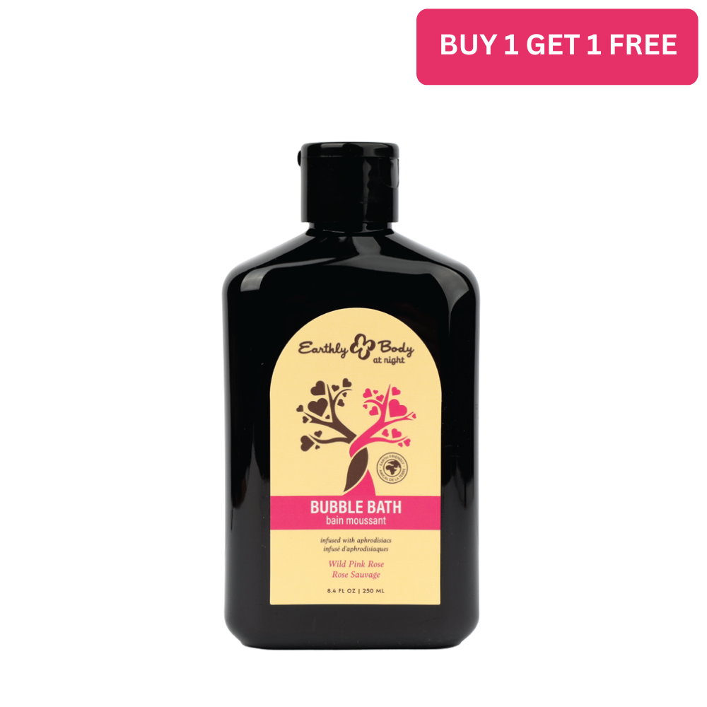 Hemp Seed at Night Bubble Bath Aphrodisiac Collection Wild Pink Rose 8.4oz / 250ml