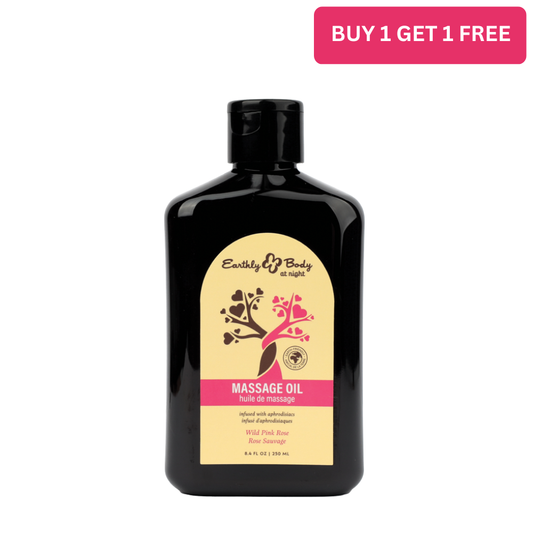 Hemp Seed at Night Massage Oil Aphrodisiac Collection Wild Pink Rose 8.4oz / 250ml