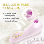 Delice - Fleur - Clitoral, Fluttering & Suction Personal Massager