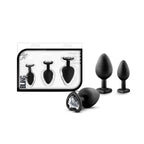 Luxe Bling Plugs Training Kit - White Gems 3pc