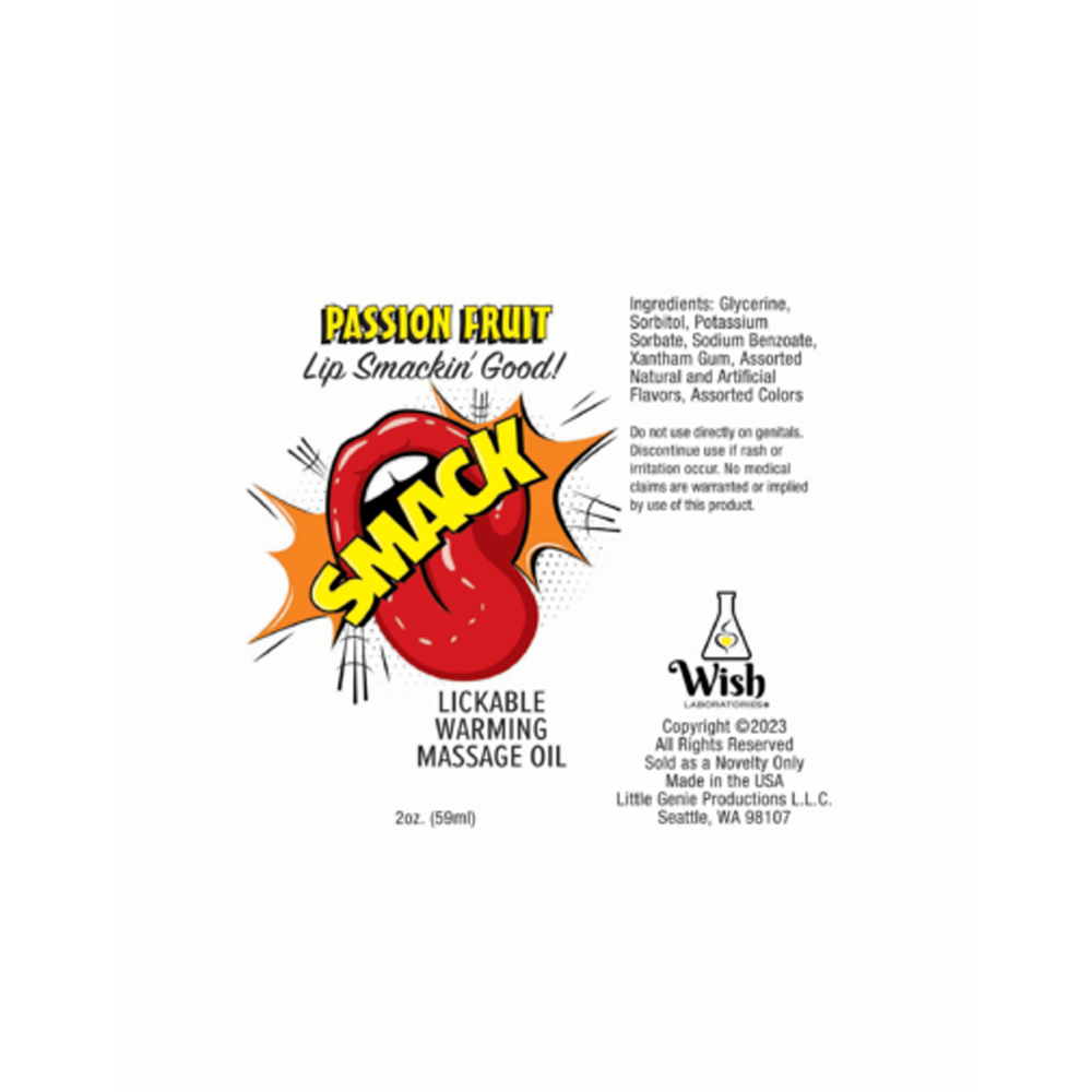 Warming & Lickable Massage Oil PassionFr