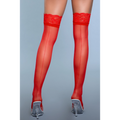 Keep A Secret Thigh Highs - Red
