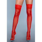 Keep A Secret Thigh Highs - Red