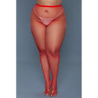 Up All Night Pantyhose - Red - Queen