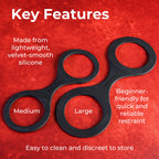 SEI MIO Handi-Cuffs Silicone - Medium