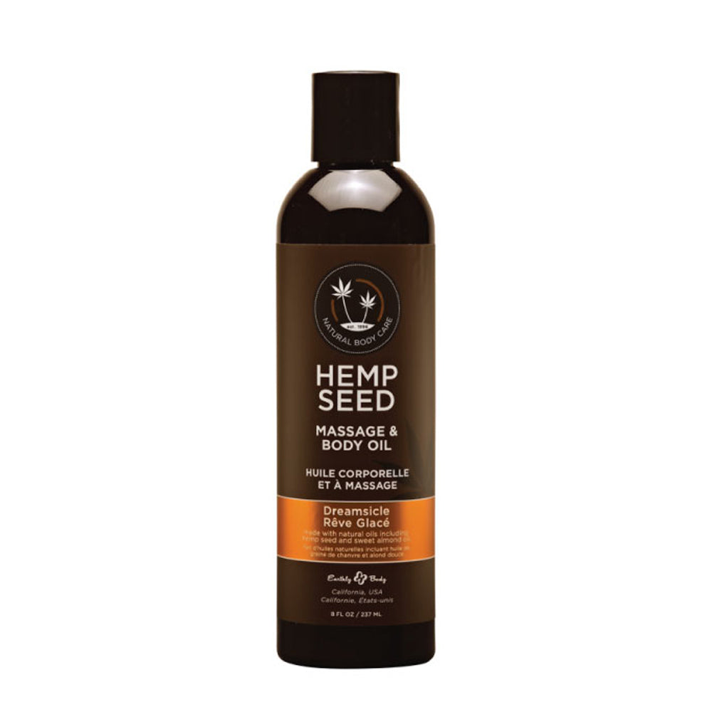 Hemp Seed Mass/Body Oil - Dreamsicle 8oz