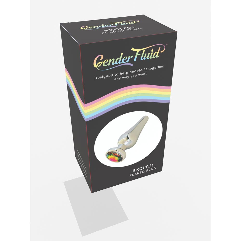 Gender Fluid Excite! Flared Plug *