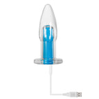 Gender-X  Electric Blue Vibrating Plug *