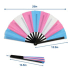 Transgender Pride X-Large Hand Fan
