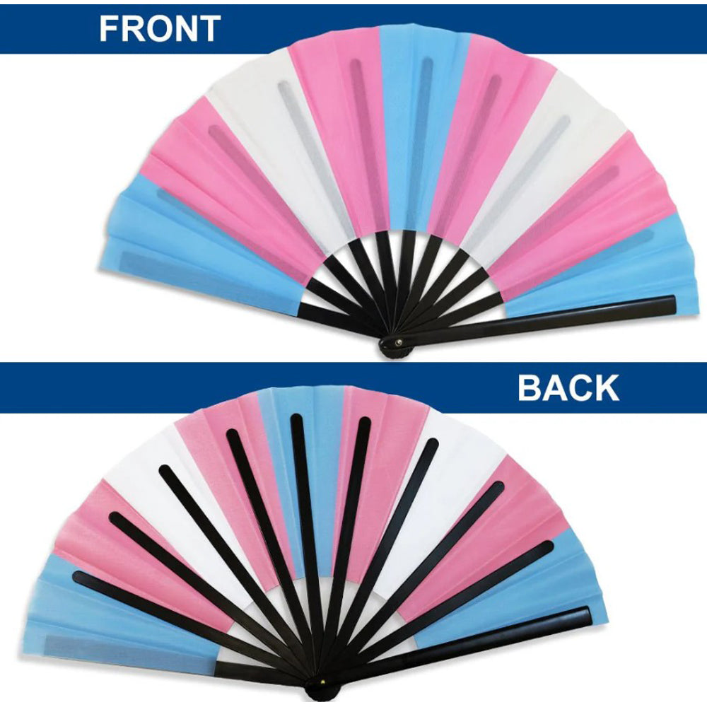 Transgender Pride X-Large Hand Fan