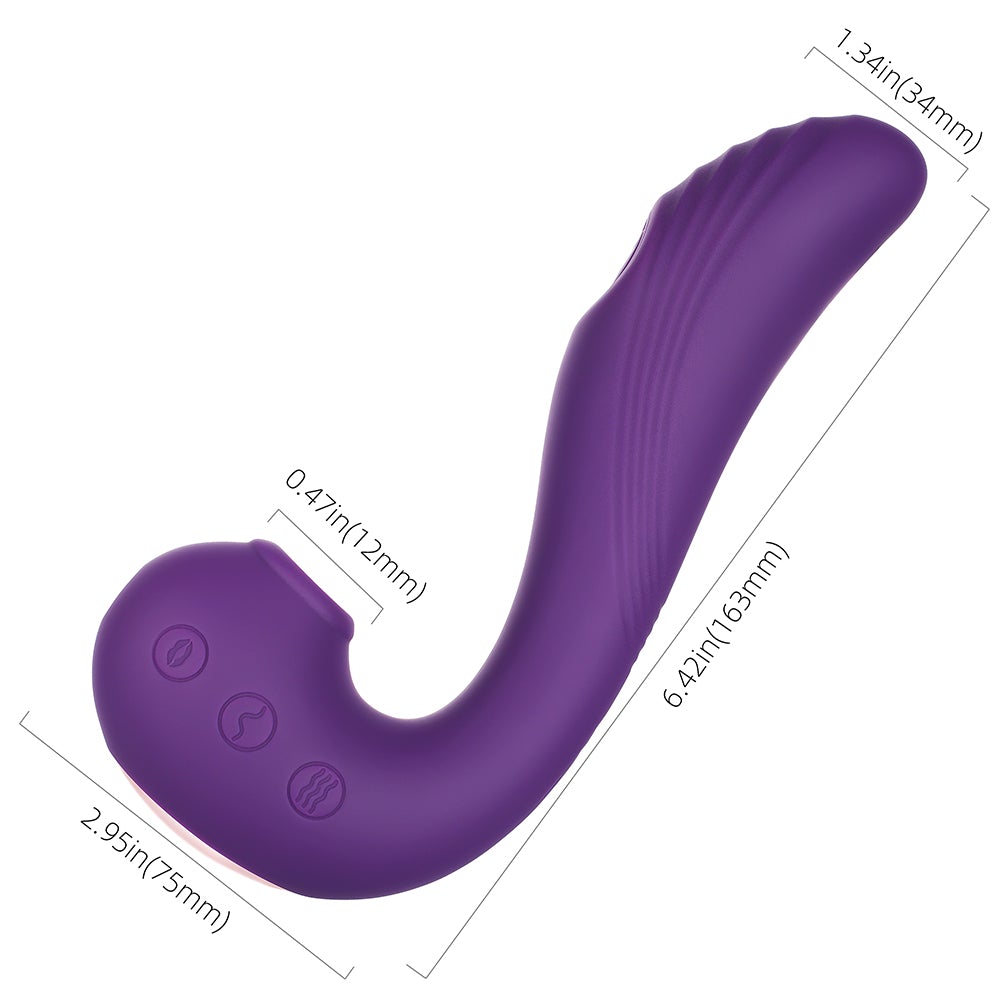Angel Triple Tease G-spot & Clit Stim - Purple
