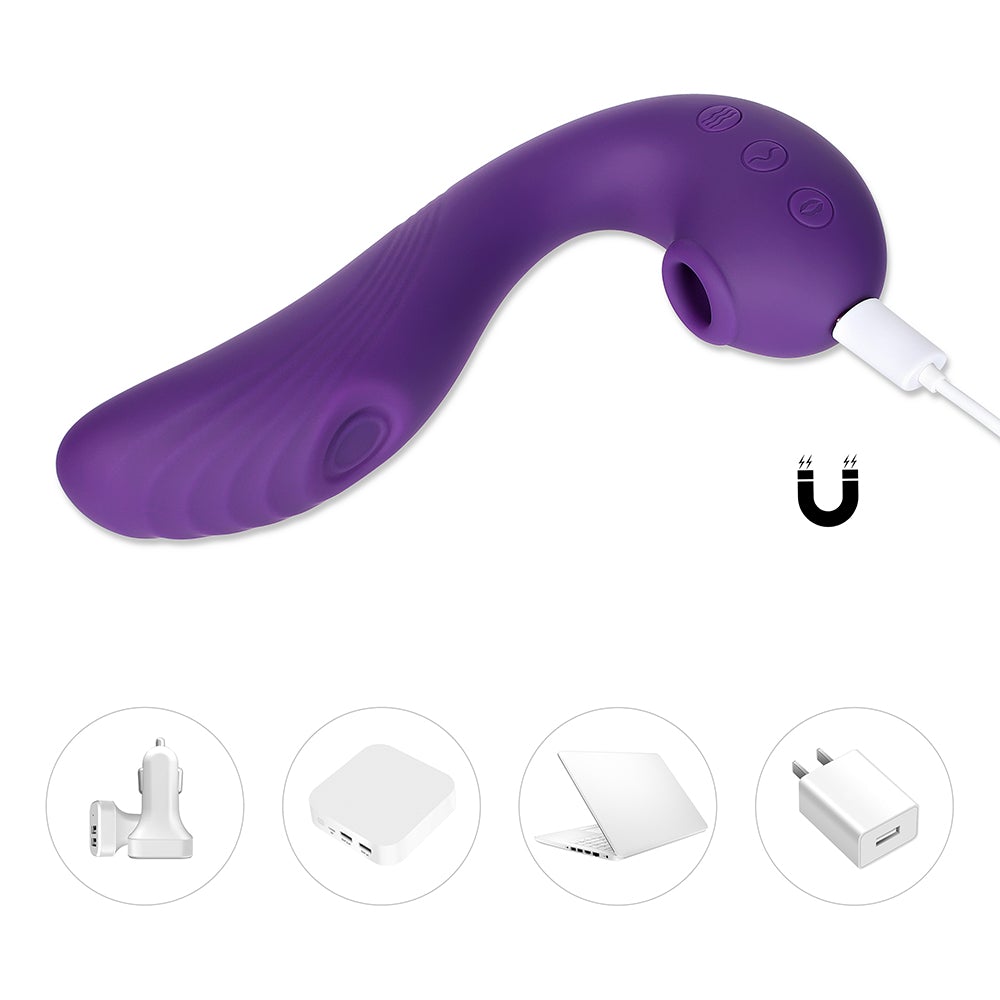 Angel Triple Tease G-spot & Clit Stim - Purple