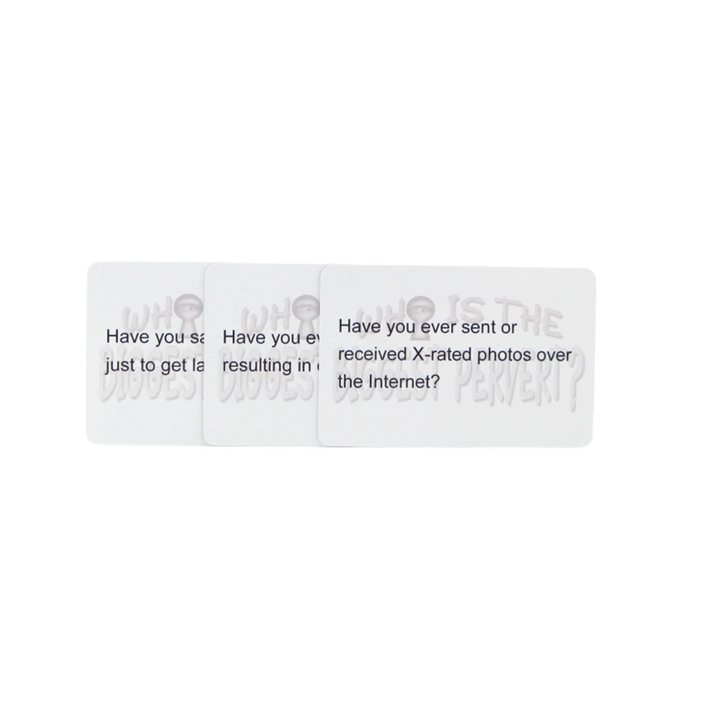 Who is the Biggest Pervert? Card Game