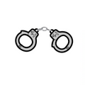 Enamel Pin: Handcuffs - Grey/Black