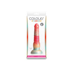 Colours - Stacked - 6" Dildo - Red/Gold