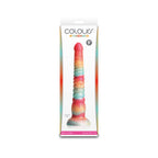 Colours - Stacked - 9" Dildo - Red/Gold