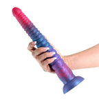 Colours - Stacked - 12" Dildo - Pink/Blu