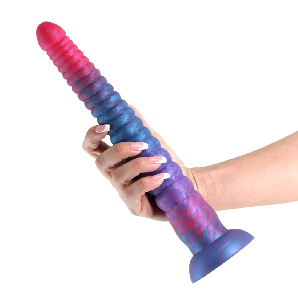 Colours - Stacked - 12" Dildo - Pink/Blu
