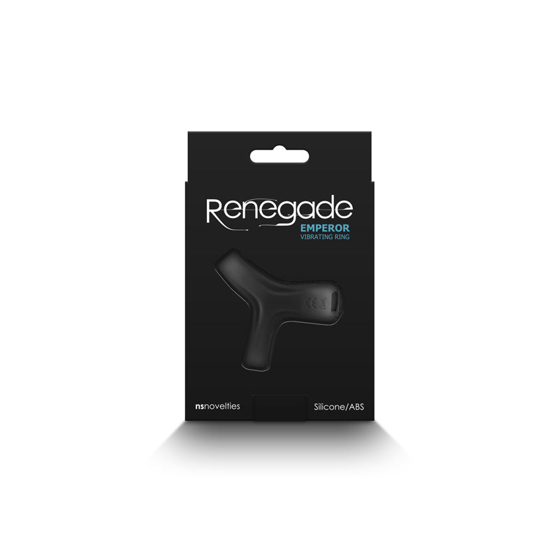 Renegade Emperor Vibrating Ring - Black