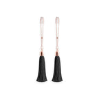 Bound Nipple Clamps - T1 - Black Tassel