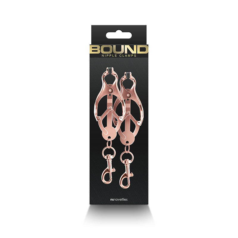 Bound Nipple Clamps - C3 - Rose Gold
