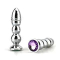 Butt Plug Bud Bullet - Large w/ Purple