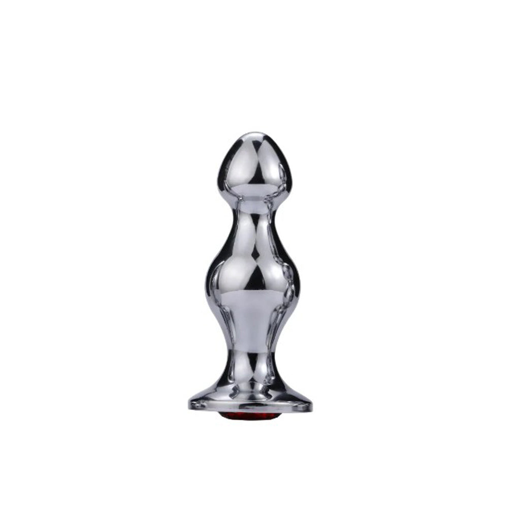 Extreme Anal Double Bead w/ Onyx jewel