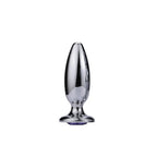 Extreme Bullet Anal Plug w/ Onyx jewel