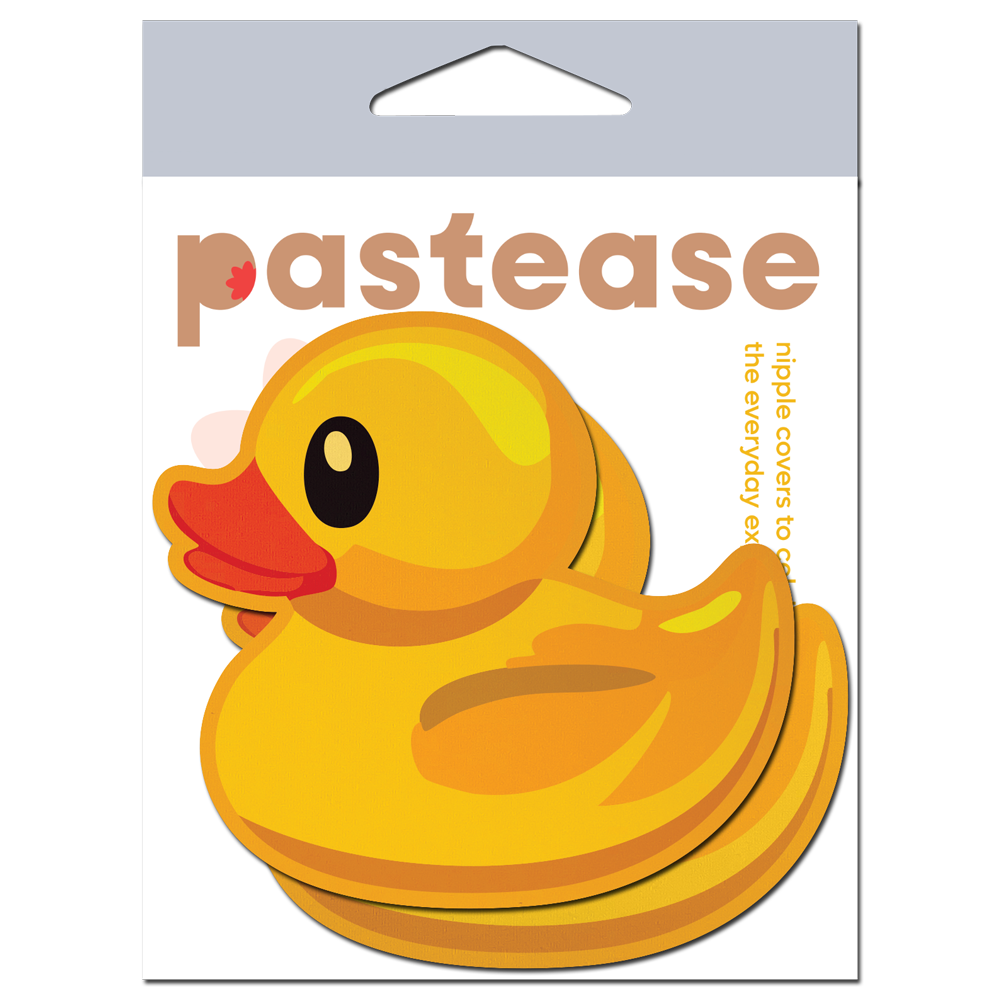 Rubber Duck Breast Pasties in Bright Yellow