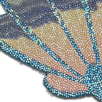 Mermaid Shells Pasties - Opalescent Seafoam Blue Seashell